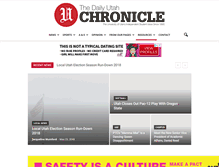 Tablet Screenshot of dailyutahchronicle.com